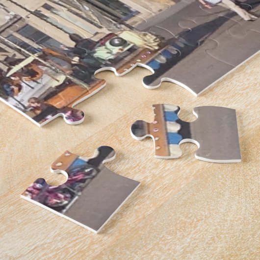 Messe Ground Roundabout in einer antiken französis Puzzle (Seite)