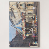 Messe Ground Roundabout in einer antiken französis Puzzle (Vertikal)