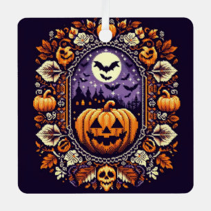 Messe Isle/Colorwork Vintag Halloween/Herbst Ornament Aus Metall