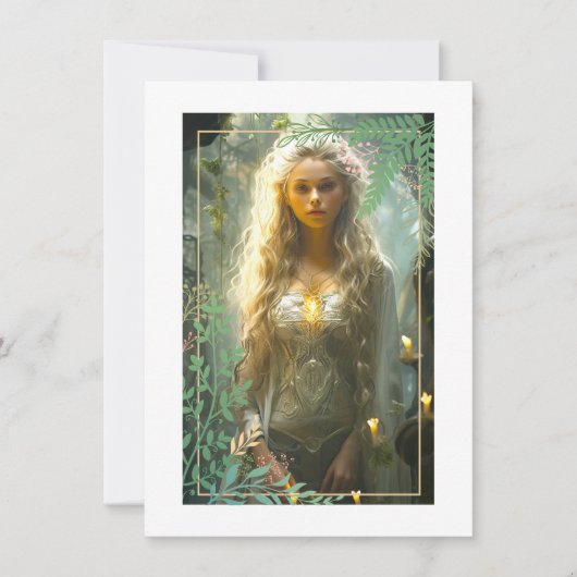 Messe Maiden Flachbildschirm Mitteilungskarte (Vorderseite)