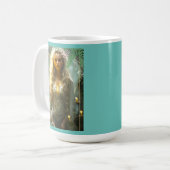 Messe Maiden in der Tasse des Gartenkaffees (Vorderseite Links)