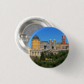 Messe Sintra Palace Foto in Portugal Button (Vorne & Hinten)