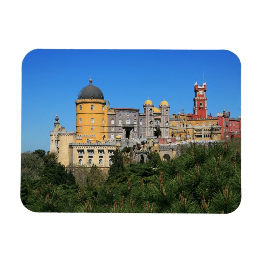 Messe Sintra Palace Foto in Portugal Magnet (Horizontal)