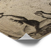 Messe St. George's Day Pieter Bruegel Poster (Ecke)