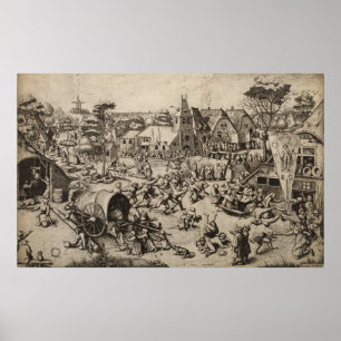 Messe St. George's Day Pieter Bruegel Poster