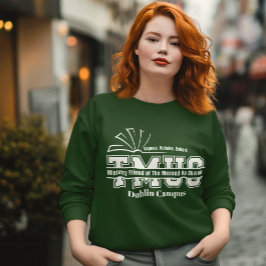 Messed Up Church Damen Varsity Grün Campus Sweatshirt