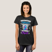 Messed Wrong Chick Ribbon Rheumatoid Arthritis Awa T-Shirt (Vorne ganz)