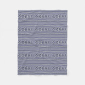 Messelement Fleecedecke (Vorderseite)