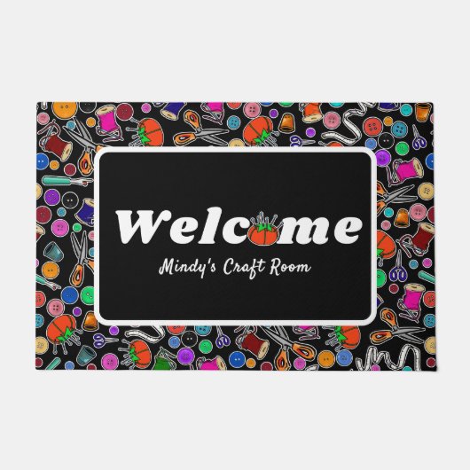 Messen Sie zweimal schneiden, wenn die Nählieferan Fußmatte (Vorderseite)