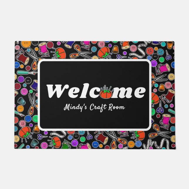 Messen Sie zweimal schneiden, wenn die Nählieferan Fußmatte (Vorderseite)