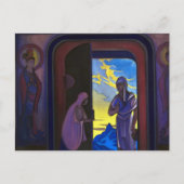 Messenger, 1946 von Nicholas Roerich Postkarte (Vorderseite)