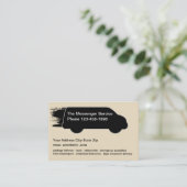 Messenger Courier Visitenkarte (Stehend Vorderseite)