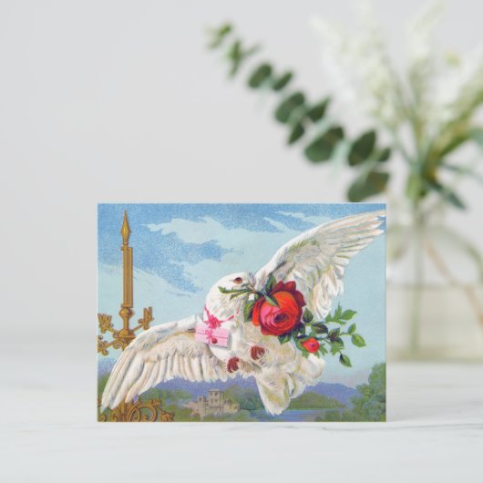 Messenger der Liebe Postkarte (Stehend Vorderseite)