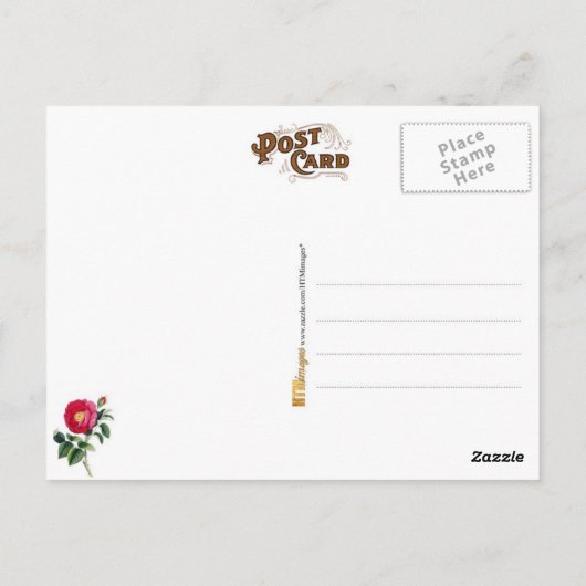Messenger der Liebe Postkarte (Rückseite)