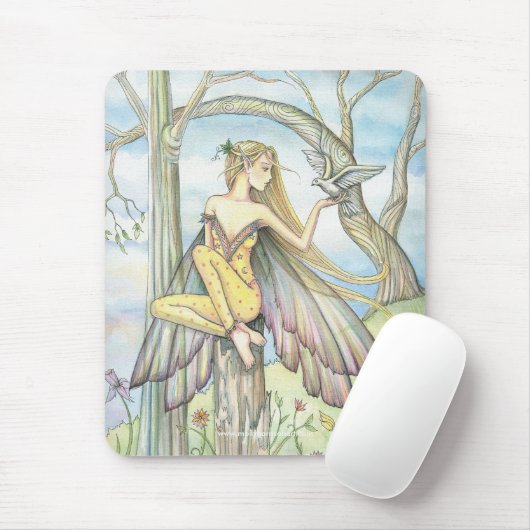 Messenger Fairy Dove Mousepad (Mit Mouse)