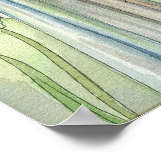 Messenger Fairy Dove Poster von Molly Harrison (Ecke)