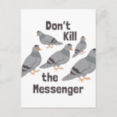 Messenger Pigeon Postkarte (Vorderseite)