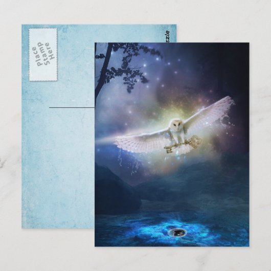 Messenger Postcard Postkarte (Vorne/Hinten)