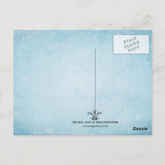 Messenger Postcard Postkarte (Rückseite)