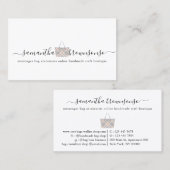 Messenger Taschen Zubehör online handgefertigt Visitenkarte (Vorne/Hinten)