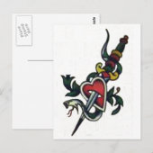 Messer 1 postkarte (Vorne/Hinten)