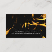 Messer des beruflichen Koch Catering/Restaurant/Ko Visitenkarte (Rückseite)