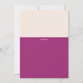 Messer, Gabeln und Löffel U-Pick-Farbeinladung Einladung (Rückseite)