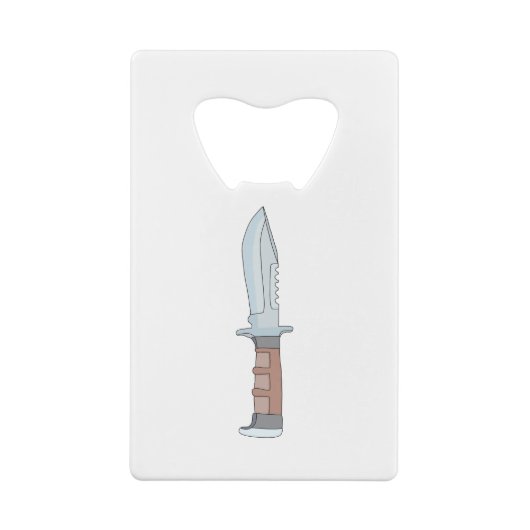 Messer Geldbeutel Flaschenöffner (Rückseite)