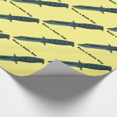 Messer haben einen Messer-Tag Geschenkpapier (Ecke)