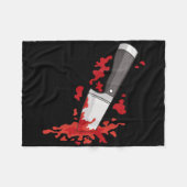 Messer im CK Halloween-Murder-Kostümmesser in Fleecedecke (Vorderseite (Horizontal))