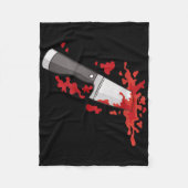 Messer im CK Halloween-Murder-Kostümmesser in Fleecedecke (Vorderseite)