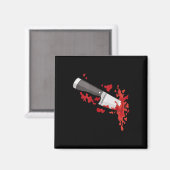 Messer im CK Halloween-Murder-Kostümmesser in Magnet (Vorderseite/Rückseite)