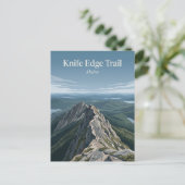 Messer-Schneide-Trail, Katahdin Maine Postkarte (Stehend Vorderseite)