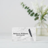 Messer | Schneidebrett | Kochen Visitenkarte (Stehend Vorderseite)