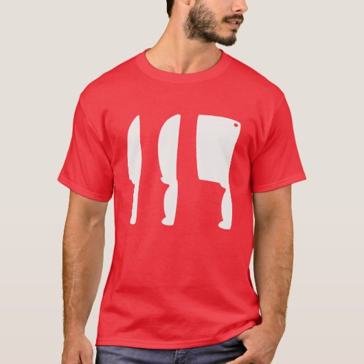Messer-Trio T-Shirt (Vorderseite)