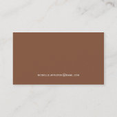 Messer u. Gabel - persönliches Catering-Geschäft Visitenkarte (Rückseite)