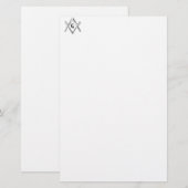 Messer-und Gabel-Grad Briefpapier (Vorne/Hinten)