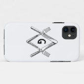 Messer-und Gabel-Grad Case-Mate iPhone Hülle (Rückseite (Horizontal))
