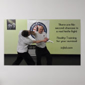 Messer-Verteidigungsplakat Poster (Vorne)