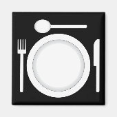 Messergabel und Löffel Magnet (Vorne)