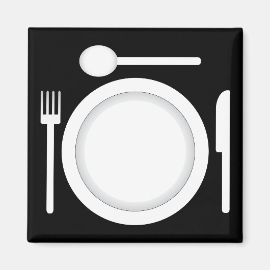 Messergabel und Löffel Magnet (Vorne)