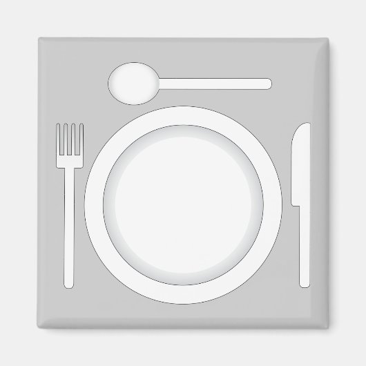 Messergabel und Löffel Magnet (Vorne)