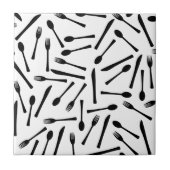 Messergabel und Spoon Hintergrund Fliese (Vorderseite)