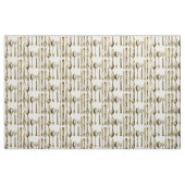 Messergabellöffel-Goldweiß Stoff (Yard (91,4 cm))