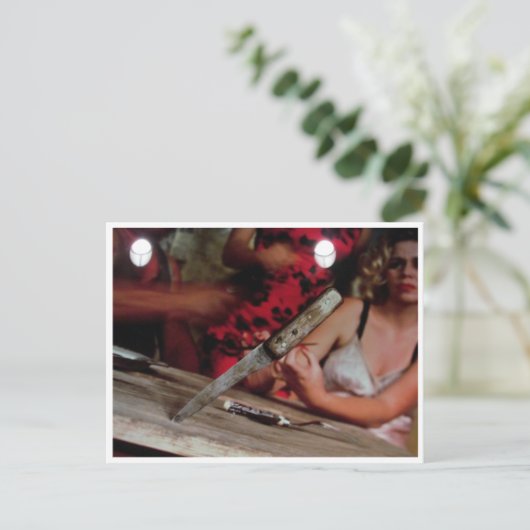 Messergedanken Postkarte (Stehend Vorderseite)