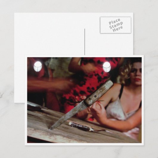 Messergedanken Postkarte (Vorne/Hinten)