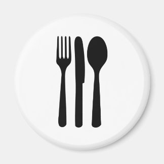 Messerlöffel-Symbol Magnet