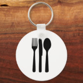 Messerlöffel-Symbol Schlüsselanhänger (Vorderseite)