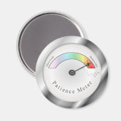 Messermagazin für kaputte Geduld - Messermagnet Magnet (Vorderseite/Rückseite)