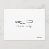 Messerpostkarte Postkarte (Vorderseite)